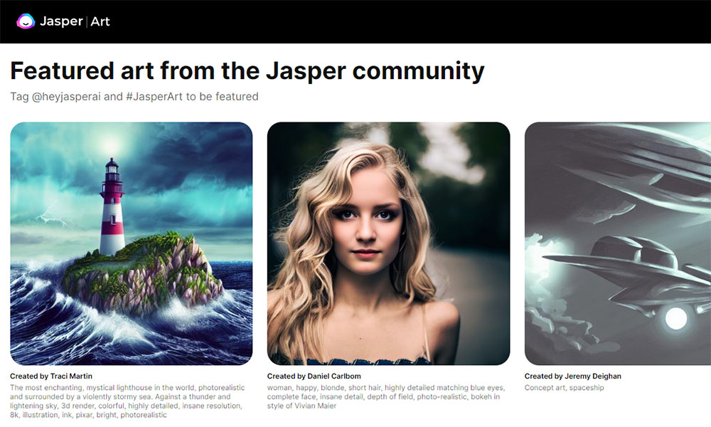 My image is being featured on the official Jasper Art site.